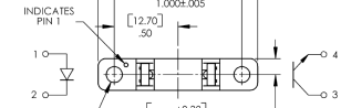 OPB815 Datasheet Pinout Diagram