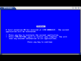 BSOD - fatal app exception
