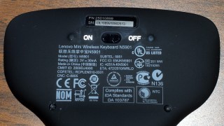 Lenovo Mini Keyboard - enhanced labels