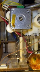 Extruder motor support