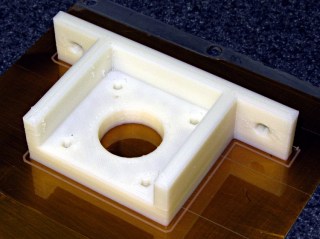 NEMA 17 Mount on build plate