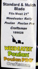 Mower blade compatibility