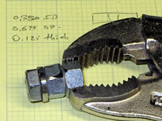 Lockwasher ground for mower blade