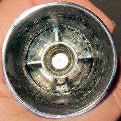 Shower faucet handle - splines