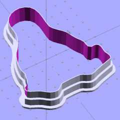 Tux Cookie Cutter - solid model