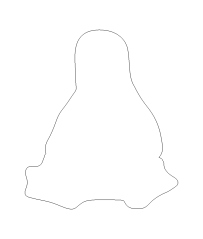 Tux Outline