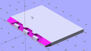 Case Tab Base - Solid Model