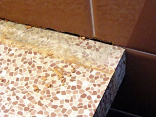 Extracted vanitory countertop