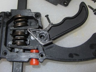 Reinforced bar clamp handle