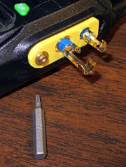 img_0626 - Wouxun plug plate - trial fit Wouxun plug plate - trial fit