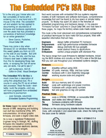 ISA Bus Book - Back Cover