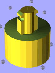 Logitech camera tripod adapter - solid model