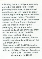 Warranty Warranty