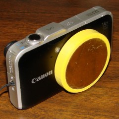 Canon SX230HS with lens cap