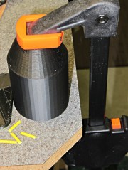 Microscope eyepiece adapter - snout clamping