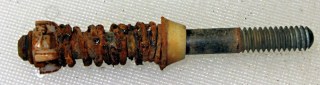 Garden sprayer valve - rusted spring