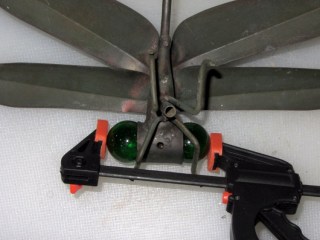 Dragonfly Ornament - eyeball repair