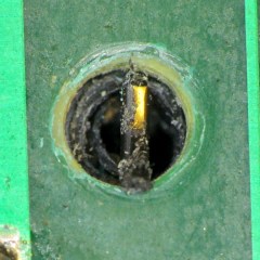 img_0939 - RCA clock - ABS filament in screw hole RCA clock - ABS filament in screw hole