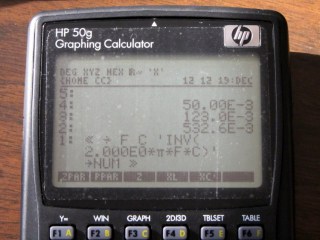 HP 50g calculator screen protector