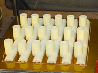 Dishwasher rack protectors - on build platform