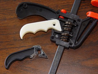 dsc00845 - HF bar clamp handle - installed HF bar clamp handle - installed