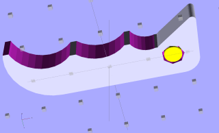 HF Bar Clamp - solid model - bottom