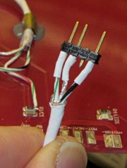 img_1100 - Kludged HBP thermistor connector Kludged HBP thermistor connector
