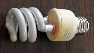 img_1152 - Burned-out CFL bulb Burned-out CFL bulb