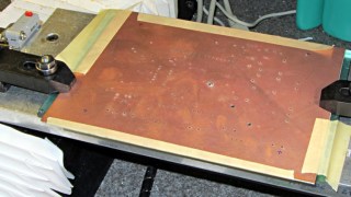 rDS Tester - drilled PCB