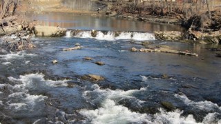 Red Oaks Mill dam - after collapse