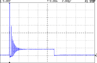 Peltier Turn-Off Transient