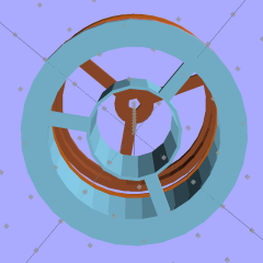 Fly Escape - solid model - bottom