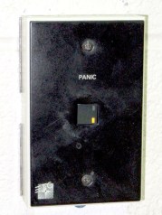 Intact panic button