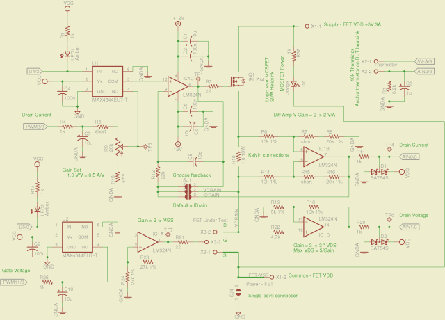 Schematic - MOSFET path Schematic - MOSFET path