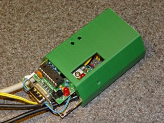 HT-GPS Case - Trial fit - rear view