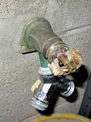 Frostproof faucet - stem packing material