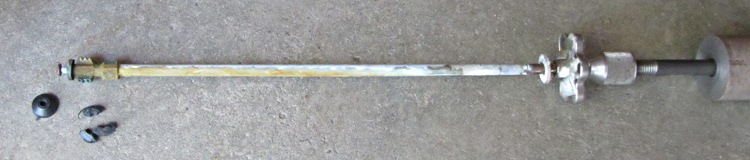 Frostproof faucet - stem with slide hammer