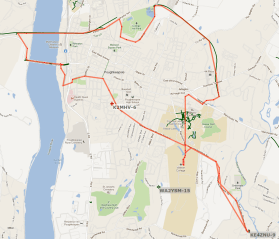 KE4ZNU-9 APRS Track - 2012-05-14