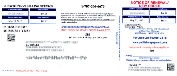 Subscription Billing Service - front