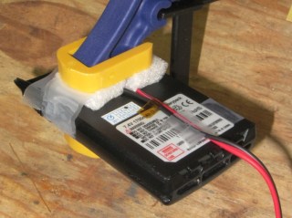 Battery Pack - clamped contacts