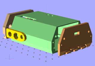 Solid Model - Oblique Exploded Base