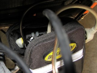 KG-UV3D + GPS interface on Tour Easy - top view