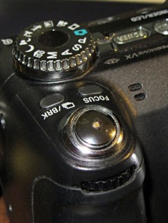 DSC-H5 - repaired shutter button