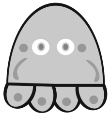 Jellyfish - gray Jellyfish - gray