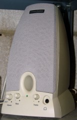 HK Powered Speakers - front view