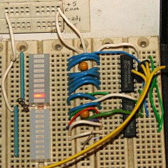 LED Bargraph Display - breadboard