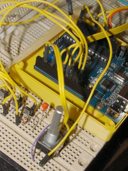 Quadrature Knob and Switch - breadboard