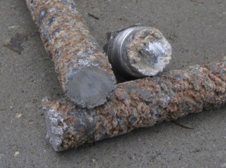 img_2598 - Anode rod - cut ends Anode rod - cut ends
