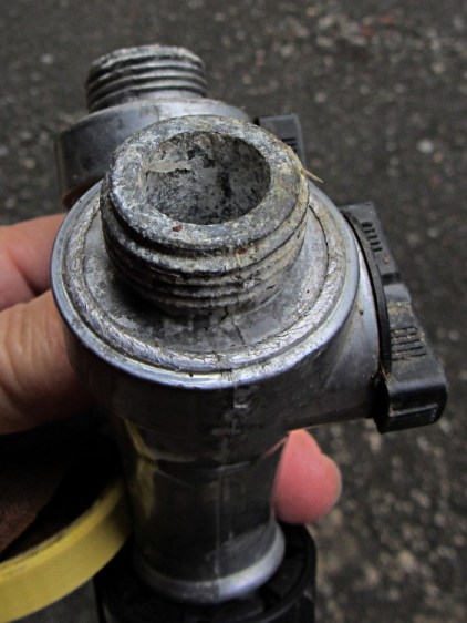 Corroded Garden Y Valve
