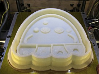 img_2624 - Jellyfish Cookie Cutter - on build platform Jellyfish Cookie Cutter - on build platform